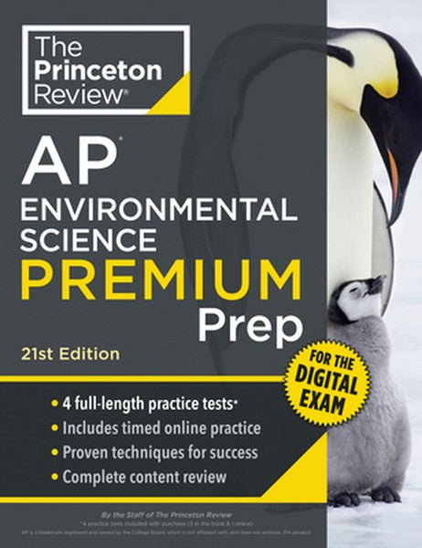 Princeton Review AP Environmental Science Premium Prep, 21st Edition: 5 Practice Tests + Digital Practice Online + Conte