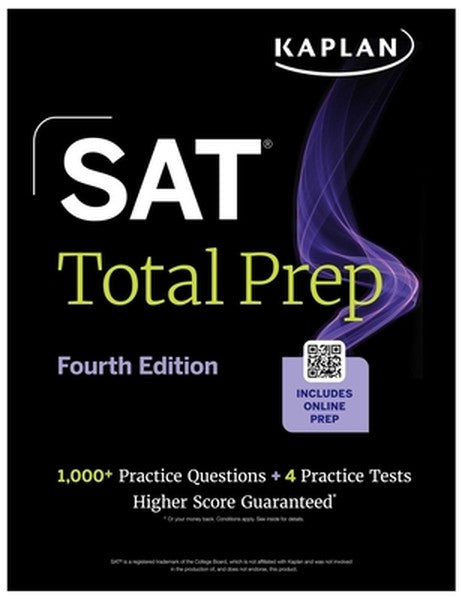 SAT Total Prep, Fourth Edition (2026-2027): Includes 4 Full Length Practice Tests, 1,100+ Practice Questions + 1 Year Ac