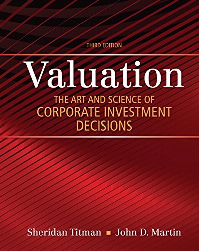 Valuation : The Art and Science of Corporate Investment Decisions by Sheridan... - book cover