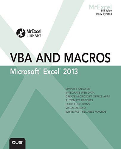 Excel 2013 VBA and Macros (MrExcel Library)