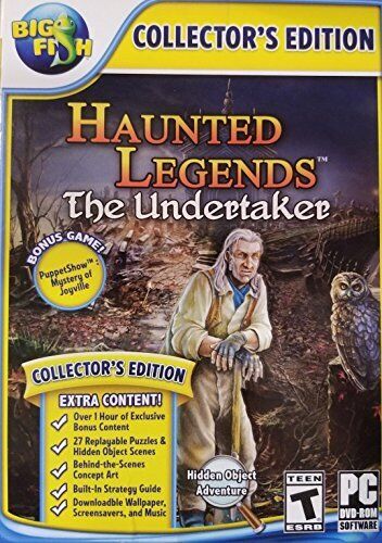 Haunted Legends THE UNDERTAKER COLLECTOR'S EDITION Hidden Object BONUS Game