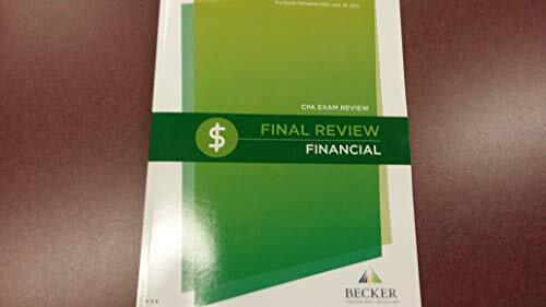 Becker CPA FINANCIAL FINAL REVIEW For Exam Scheduled After June30, 2019 V 3.4 Pa