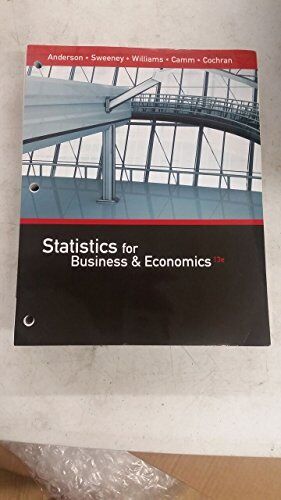 Statistics for Business & Economics, Loose-leaf Version