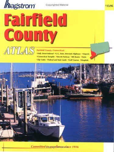 Hagstrom Fairfield County Atlas - Good