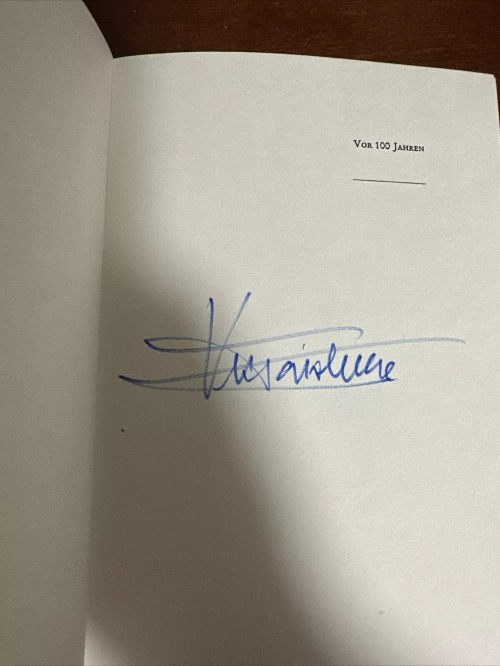 Vor 100 Jahren Princess Victoria Louise Of Prussia Autographed Book