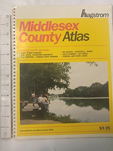 Hagstrom Middlesex County Atlas - Good