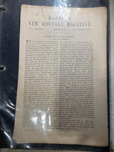 Harper's New Monthly Magazine 3 Issues 1856 1863 1889 Vintage Antique