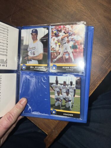 Miller High Life 1990 Milwaukee Brewers Commemorative Cards Album MLB Baseball