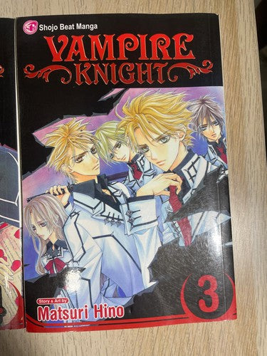 Vampire Knight Manga Volumes 2-6 Set Matsuri Hino VIZ Media
