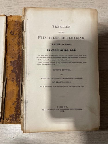 A Treatise on the Principles of Pleading in Civil Actions 1861