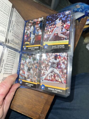 Miller High Life 1990 Milwaukee Brewers Commemorative Cards Album MLB Baseball