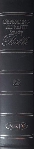 Deending the Faith Study Bible (NKJV) [Leather Bound] Staff of Apologetics