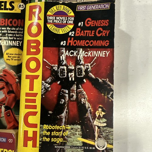Robotech The Sentinels, First Generation, Lost Generation mixed book lot