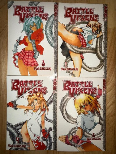 Battle Vixens Vol 1-12 English Manga Complete Series Paperback Yuji Shiozaki OOP