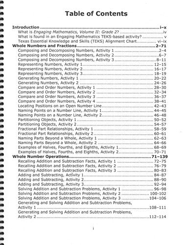 Engaging Mathematics, Volume II: Grade 2 - Teacher Edition [Spiral-bound]