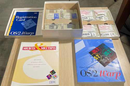 Factory Packaged IBM OS/2 Warp Version 3 Full Version Edition W/ Bonus Pak