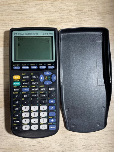 TI-83 Plus Calculator Graphing Programming Functions Manual Guide Book