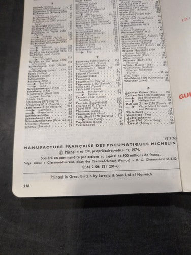 Michelin Guide Paris Brittany Austria Travel Guidebooks Set Vintage Maps