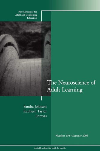 Neuroscience Adult Learning by Sandra Johnson 110 Psychology Education Book