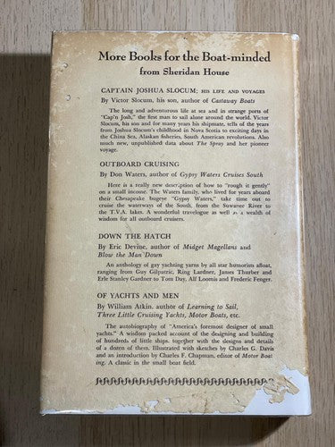 Of Yachts and Men First Edition Signed Nautical Maritime Sailing Book