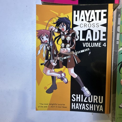 Hayate Cross Blade Manga Vol 1-4 Complete Set Shizuru Hayashiya Japanese
