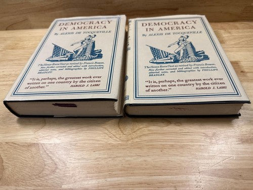 Democracy In America Volumes 1 - 2 Books Alexis De Tocqueville Political Science