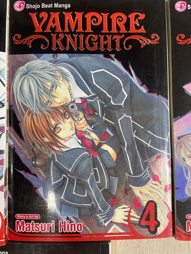 Vampire Knight Manga Volumes 2-6 Set Matsuri Hino VIZ Media