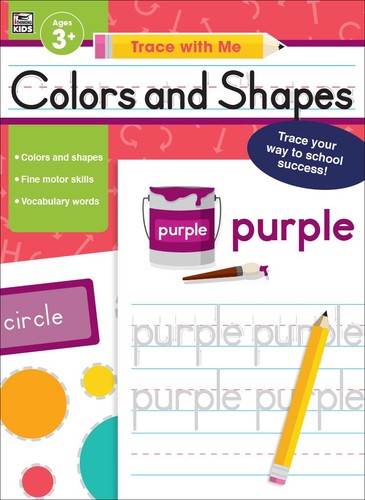 Carson Dellosa | Trace with Me: Colors and Shapes Handwriting Workbook |