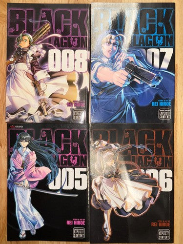 BLACK LAGOON Cleaner Sawyer Vol.1-9 Set Japanese comic Manga Tatsuhiko Ida anime