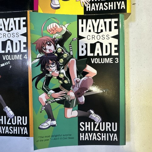 Hayate Cross Blade Manga Vol 1-4 Complete Set Shizuru Hayashiya Japanese