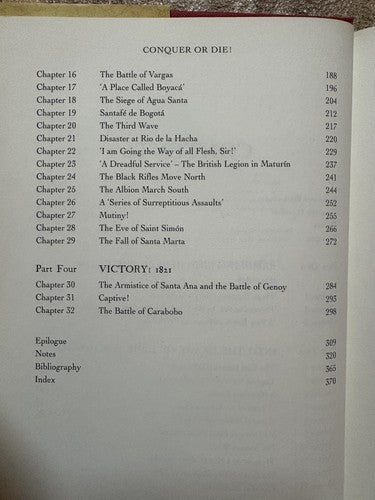 Conquer or Die!: British Volunteers in Bolivar's War of Extermination 1817-21