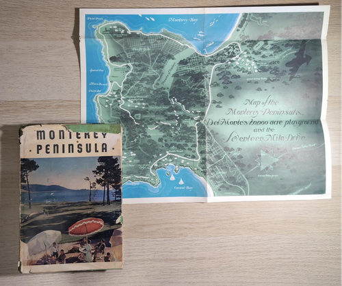 Monterey Peninsula 1941 First Edition California History Book Vintage
