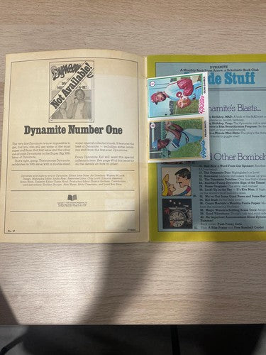 Dynamite Magazine - Happy Birthday, MAD! Uncut Baseball Cards