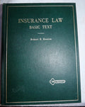 Basic Text on Insurance Law Hardcover Keeton Legal Reference Book