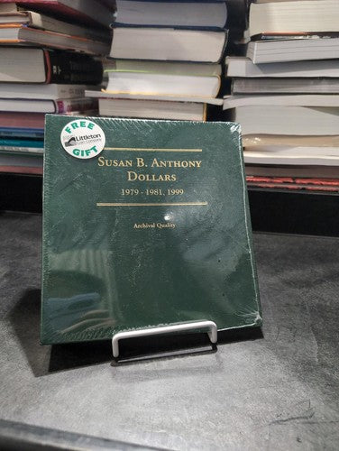 Susan B Anthony Dollars 1979-1981, 1999 Coin Album Littleton Coin Company