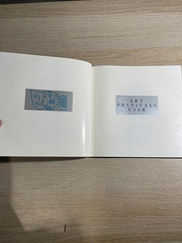USSR Art Festivals 1967 Soviet Union Cultural History Book Rare Vintage
