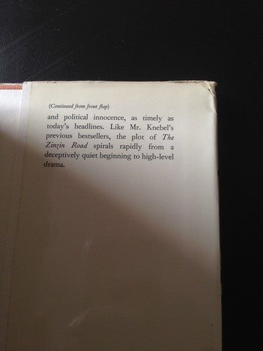 The Zinzin Road by Fletcher Knebel [Hardcover] Fletcher Knebel