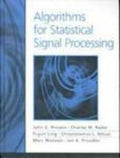 Algorithms For Statistical Signal Processing [Unknown Binding] Proakis
