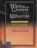 Prentice Hall Literature Daily Languages Practice Transparencies (Timeless