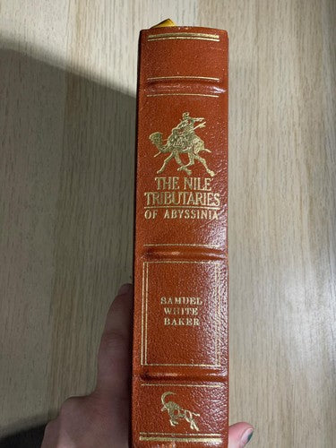 The Nile Tributaries Of Abyssinia by Samuel W Baker 1987 Leather Cover