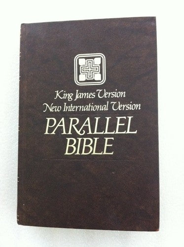 KJV NIV Parallel Bible Imitation Leather Black Letter Study Reference
