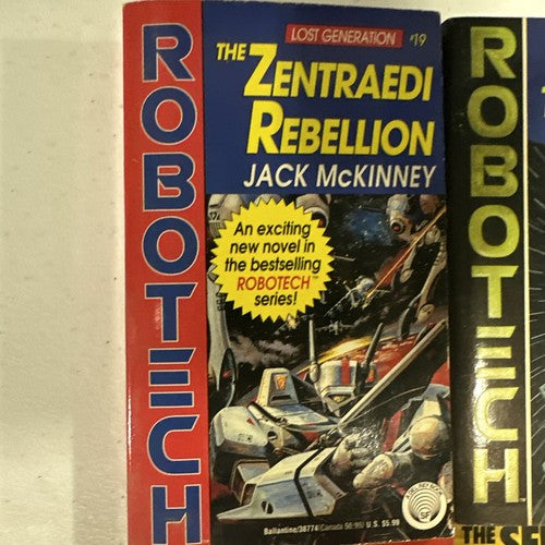 Robotech The Sentinels, First Generation, Lost Generation mixed book lot