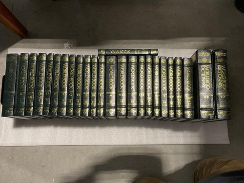 The World Book 1996 22 Volumes W/ Dictionary & '97 Year Book
