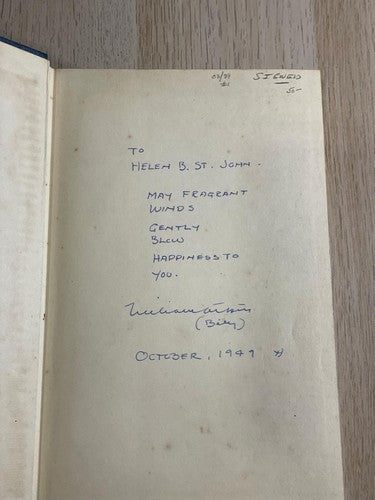 Of Yachts and Men First Edition Signed Nautical Maritime Sailing Book