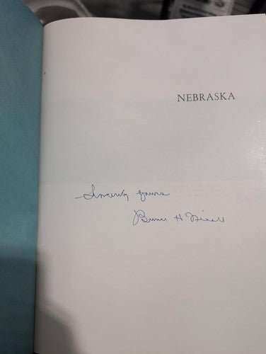 Nebraska A Pictorial History 1967 Bruce Nicoll SIGNED First Edition Book