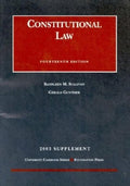Constitutional Law 2003 Supplement Sullivan Kathleen M Gunther Cases