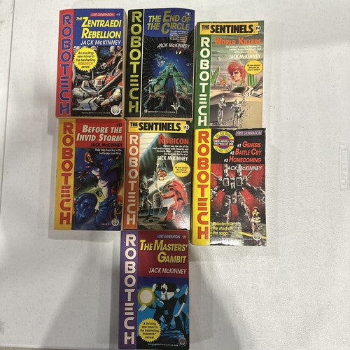 Robotech The Sentinels, First Generation, Lost Generation mixed book lot