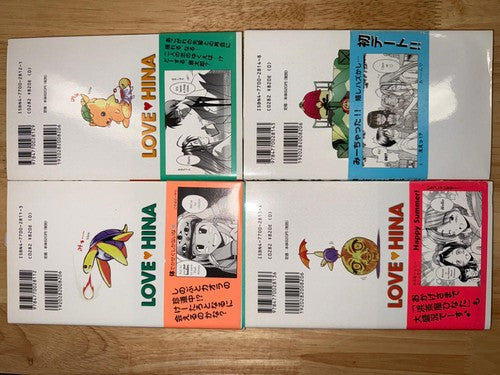 Love Hina Manga Vol 1-8 Complete Set Ken Akamatsu Japanese Cards