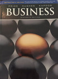 Buisness 11th Edition (Instructor's Review Copy) [Hardcover] Pride, Hughes,