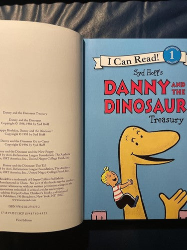 Danny and the Dinosaur Treasury by Syd Hoff Hardcover Children's Book